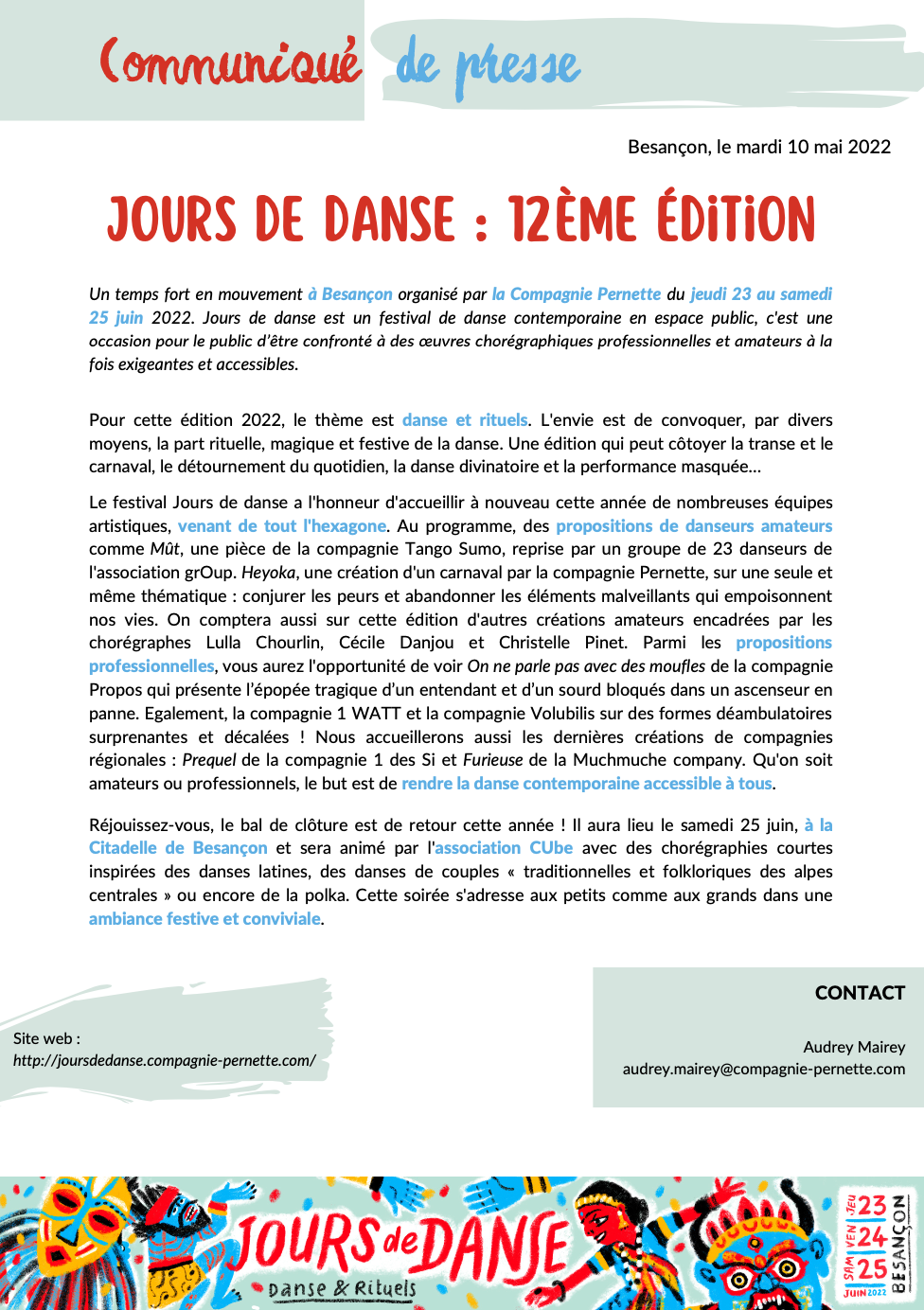 Communiqué de presse